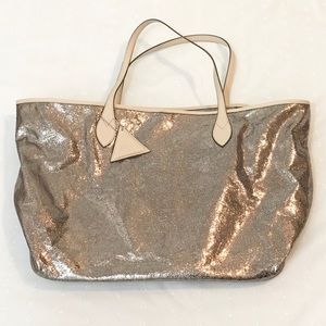 Metallic Gold Sorial Tote