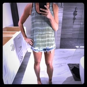 ALC chiffon racerback tank