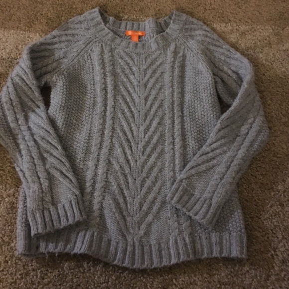 Cable knit sweater