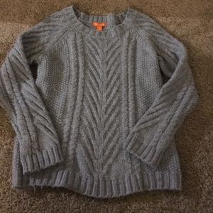 Cable knit sweater