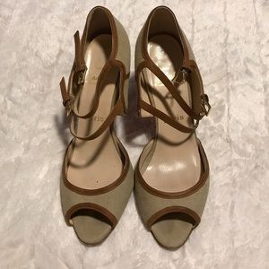 Christian Louboutin peep toe pumps