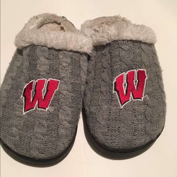Wisconsin Badger Slippers