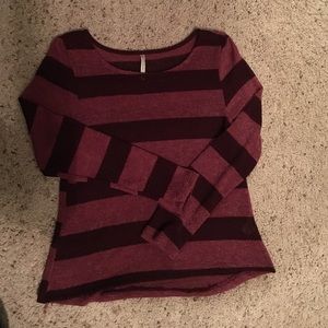 Maroon Long Sleeved Top