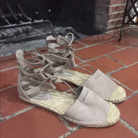 Forever 21 lace up flats