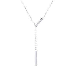 Mejuri Linear Sterling Silver Necklace