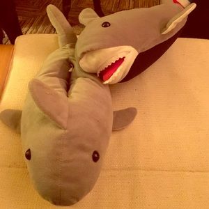 Shark slippers
