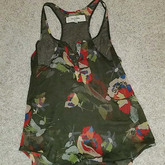Abercrombie Tank Blouse Large