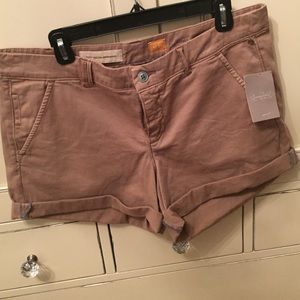 Anthropologie tan/khaki shorts