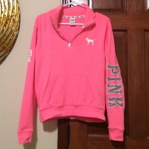 PINK half zip