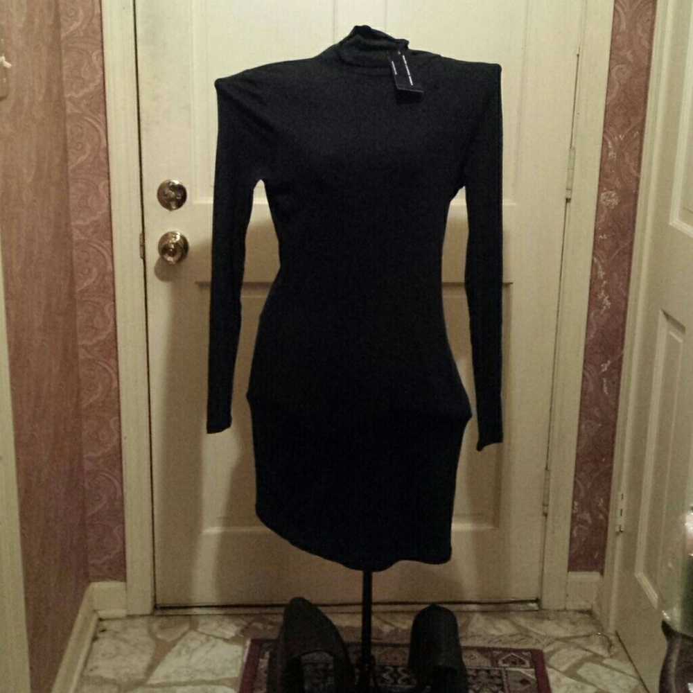 Ralph Lauren sport black turtleneck casual dress