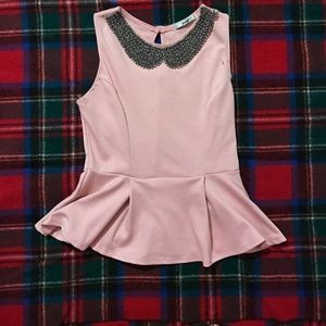 Women's Small Peplum Top