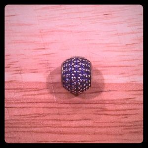 Pandora shimmering droplets crystal charm