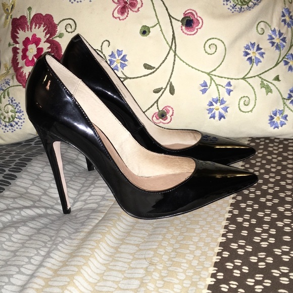 Patent Leather Stiletto Pumps