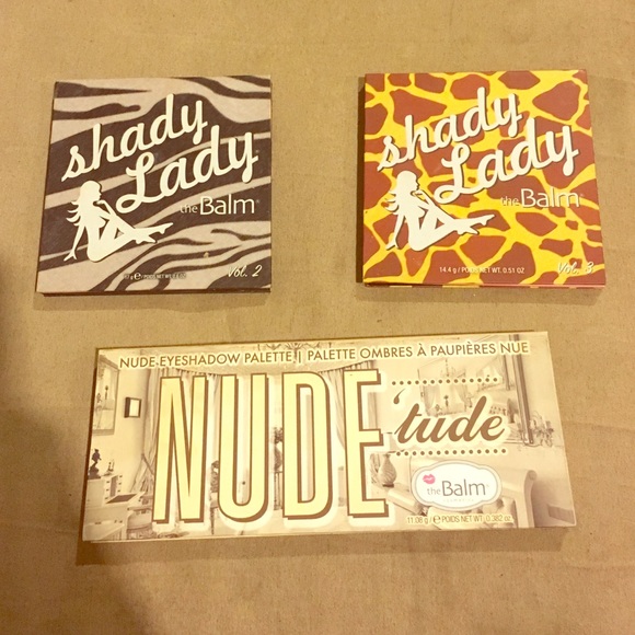 The Balm eye shadow palettes