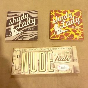 The Balm eye shadow palettes