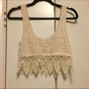 Crochet crop top