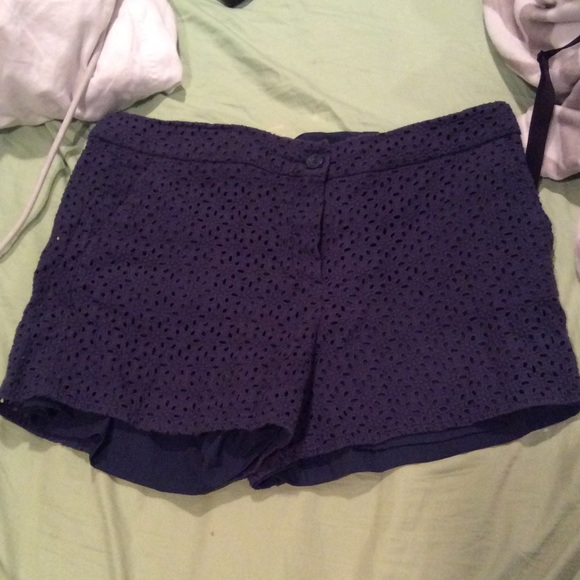 Cynthia Rowley navy shorts