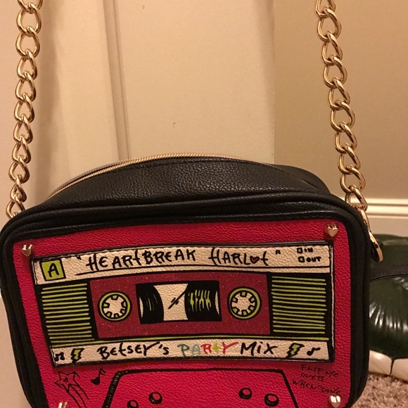 Betsey Johnson Cassette Crossbody