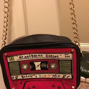 Betsey Johnson Cassette Crossbody