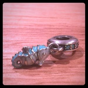 Pandora seahorse charm