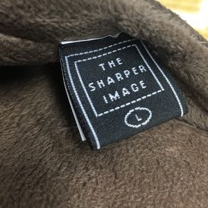 The Sharper Image Shoes - Men's Large Brown Memory Foam Slippers The Sharper Image Shoes - Men's Large Brown Memory Foam Slippers