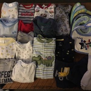 Bundle of boys 6 mos clothes