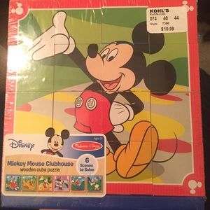 Disney Melissa & Doig Mickey Mouse Cube Puzzle NWT