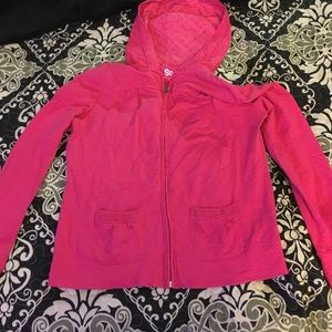 Pink hoddie