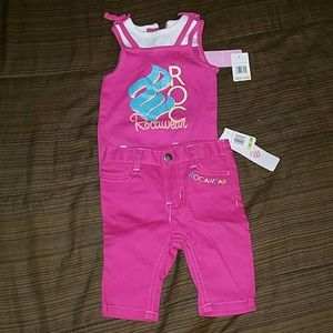 *SOLD Baby Girl Pink Rocawear Set Size 3-6 Months