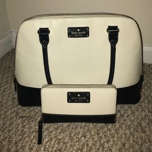 Kate spade large purse 250, matching wallet 130