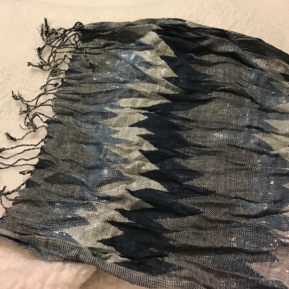 Blue Scarf - Picture 2 of 2