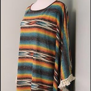 See You Monday Boho Shawl Top