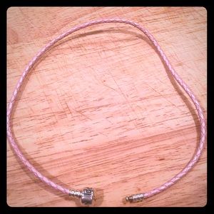 Pandora pink double wrap bracelet
