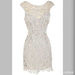 Silver/metallic dress