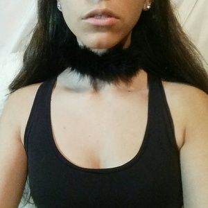 Black Feather Choker