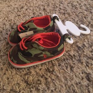 NEW Polo Ralph Lauren Baby Camo patterned shoes