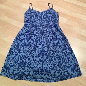 Blue floral sundress