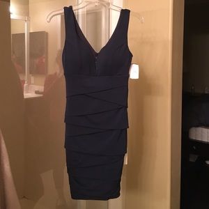 Navy blue dress
