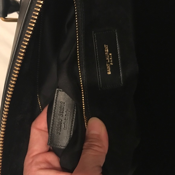 100% Authentic Saint Laurent Medium Duffle Blk/Cam - Picture 3 of 4