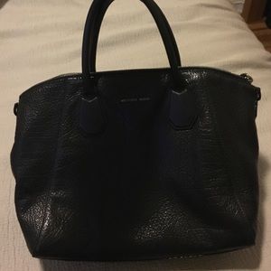 Michael kors black zip tote!