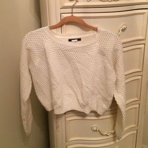 Cream cropped sweater