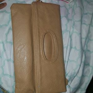 Brown wristlet