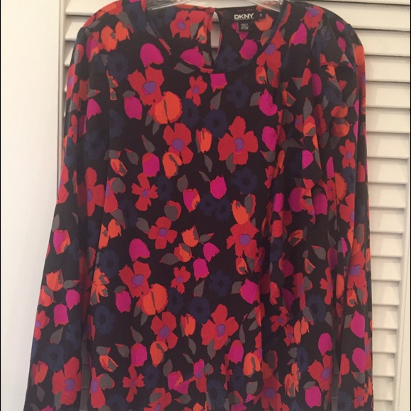 DKNY Ruffle Blouse