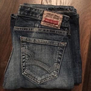Big Star Sweet Low Boot cut jeans.  27L