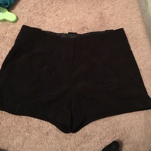 Black high waisted shorts