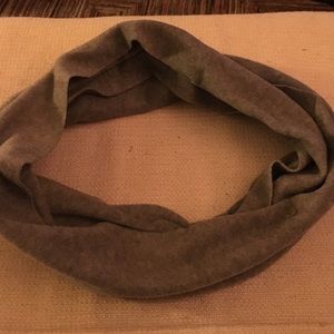 Grey infinity scarf