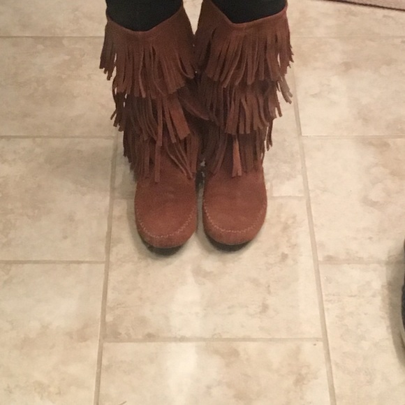 Lauren Conrad moccasin style boot