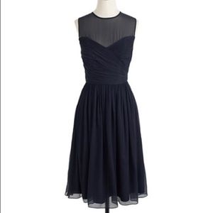 J.CREW Dress: short, navy semi-formal/formal