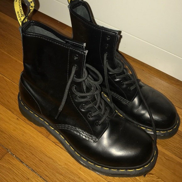 Matte Black Doc Martins