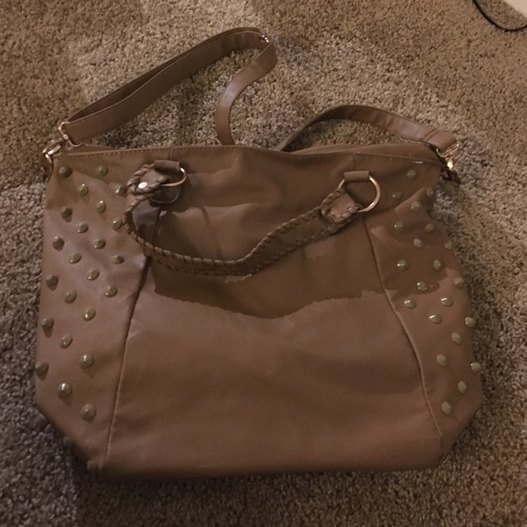 Studded cross body bag